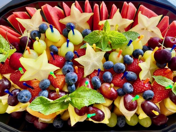 Obstplatte VEGAN für ca. 20 Personen